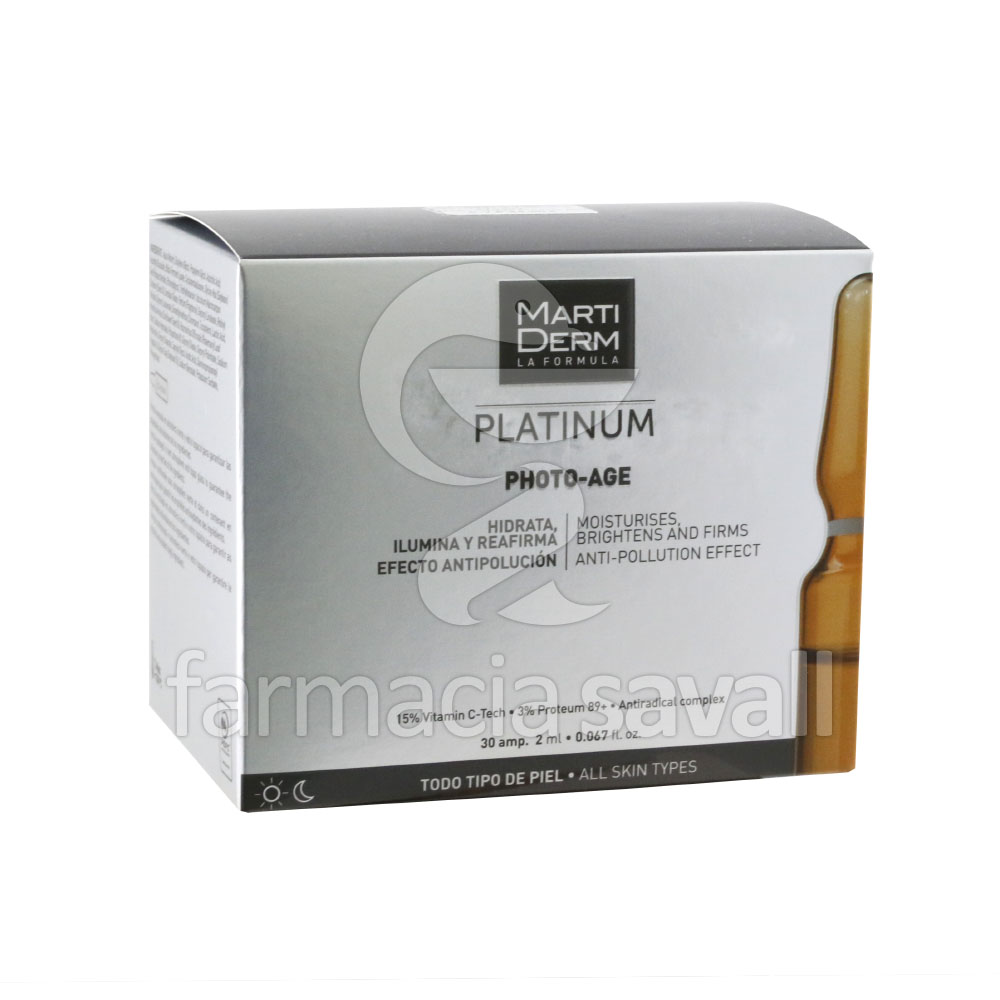 MARTIDERM PLATINUM PHOTO-AGE 30 AMPOLLAS