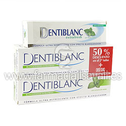 PACK DUPLO DENTIBLANC EXTRAFRESH 2 X 100 ML + REGALO