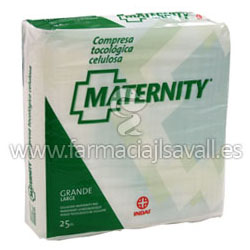 MATERNITY COMPRESA TOCOLOGICA CELULOSA GRANDE  25 U