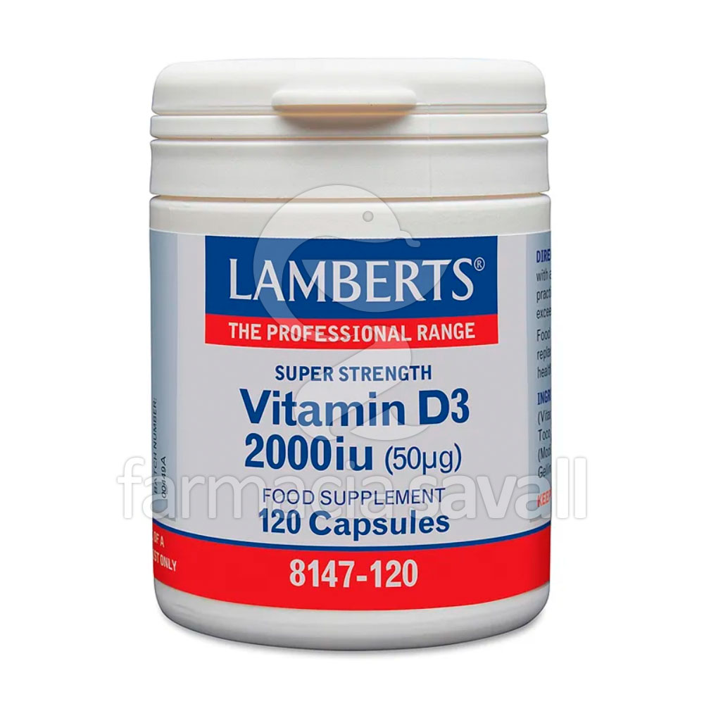 VITAMINA D3 4000UI LAMBERT 120 CAPS