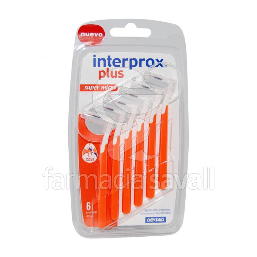 CEPILLOS INTERPROX PLUS SUPER MICRO 10 UNIDADES