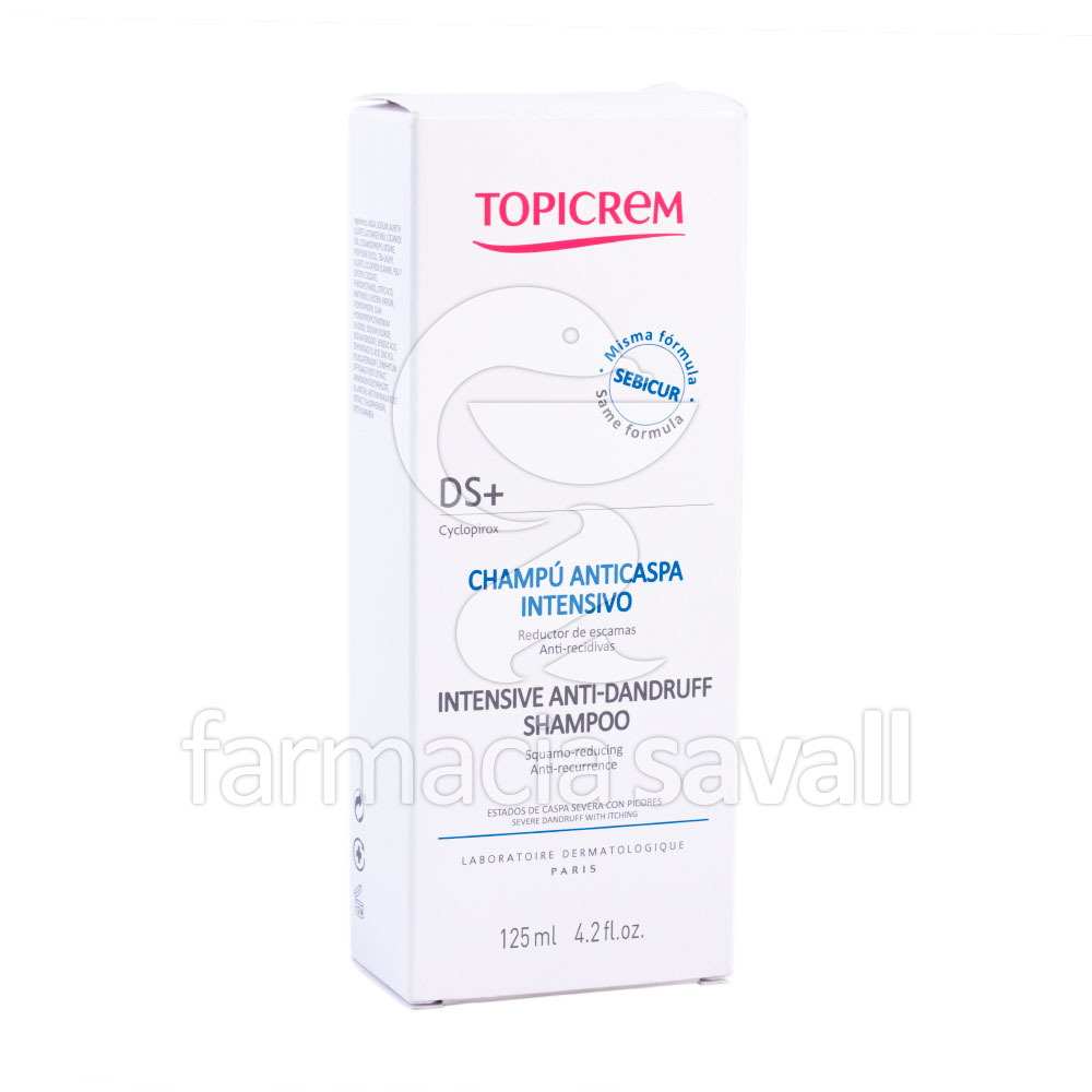 SEBICUR DS CHAMPU ANTICASPA INTENSIVO 125 ML (NUEVA PRESENTACION)