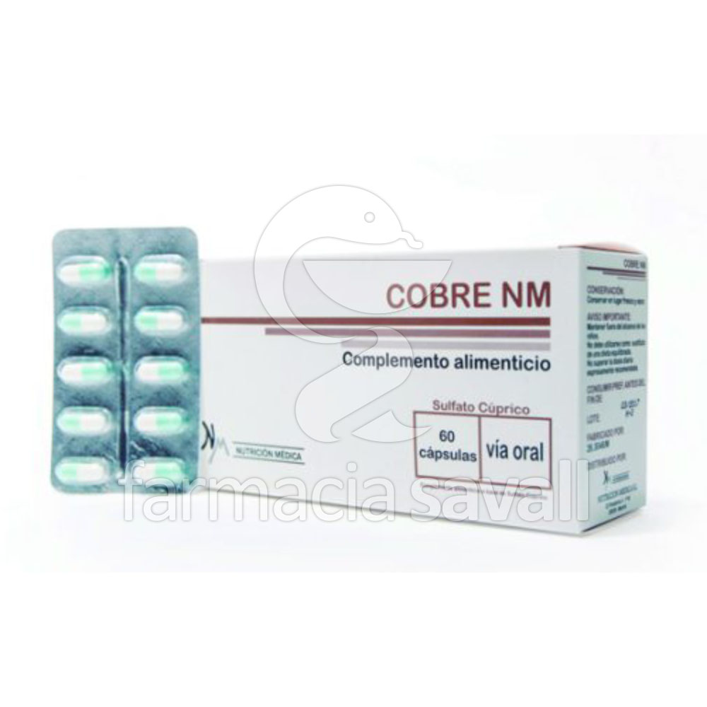 COBRE NM  60 CAPSULAS