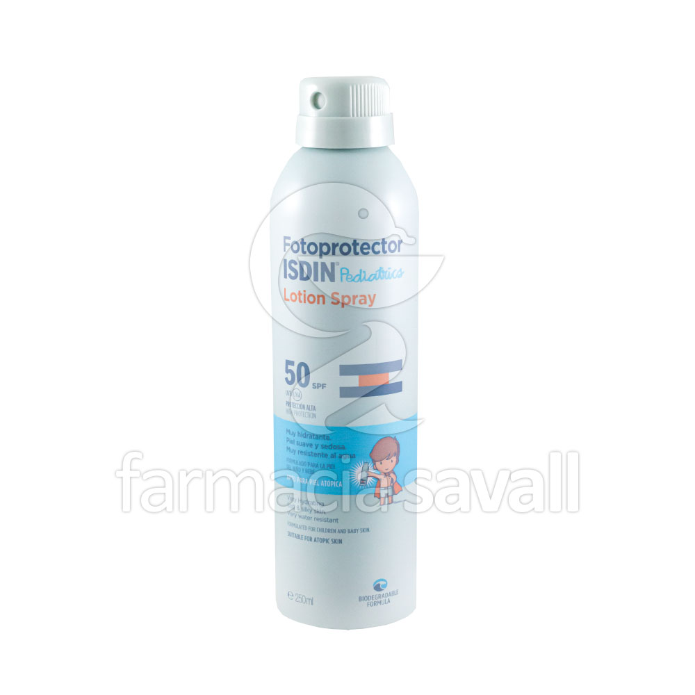 FOTOPROTECTOR ISDIN PEDIATRICS LOTION SPRAY 50 SPF+ 200 ML