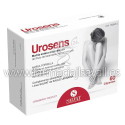 UROSENS PAC 120 MG 60 CAPSULAS