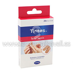 TIRITAS CLASSIC HARTMANN 20 UDS  