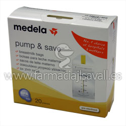 MEDELA BOLSAS PARA LECHE MATERNA PUMP & SAVE 20 U