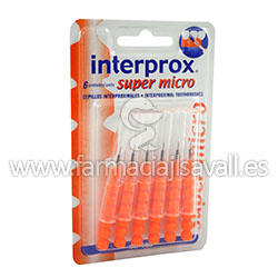 CEPILLO INTERPROXIMAL INTERPROX SUPER MICRO 6 UNIDADES