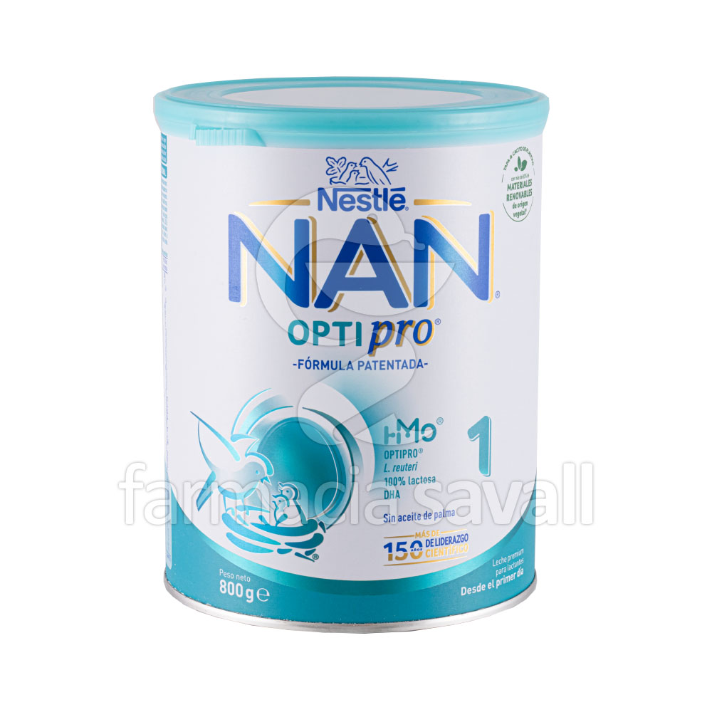 NAN 1 OPTIPRO LECHE DE INICIO 800 G (ANTES NAN EXPERT)