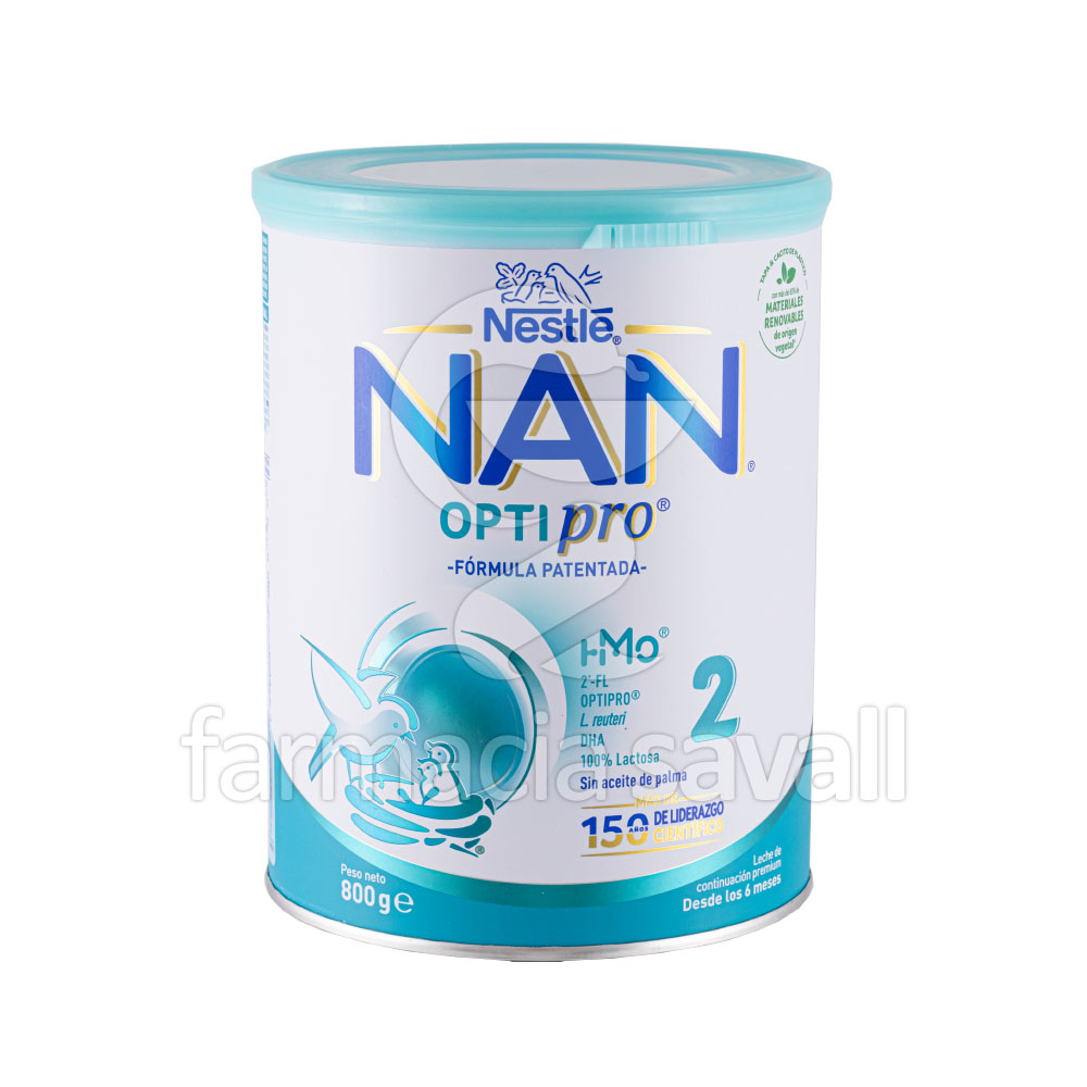 NAN 2 OPTIPRO LECHE DE CONTINUACION 800 G (ANTES NAN EXPERT)