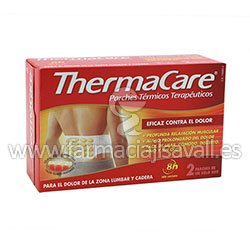 THERMACARE PARCHES TERMICOS TERAPEUTICOS ZONA LUMBAR Y CADERA 2 UDS