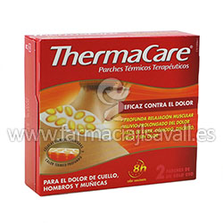 THERMACARE PARCHES TERMICOS TERAPEUTICOS CUELLO, HOMBROS Y MUÑECAS 2 UDS