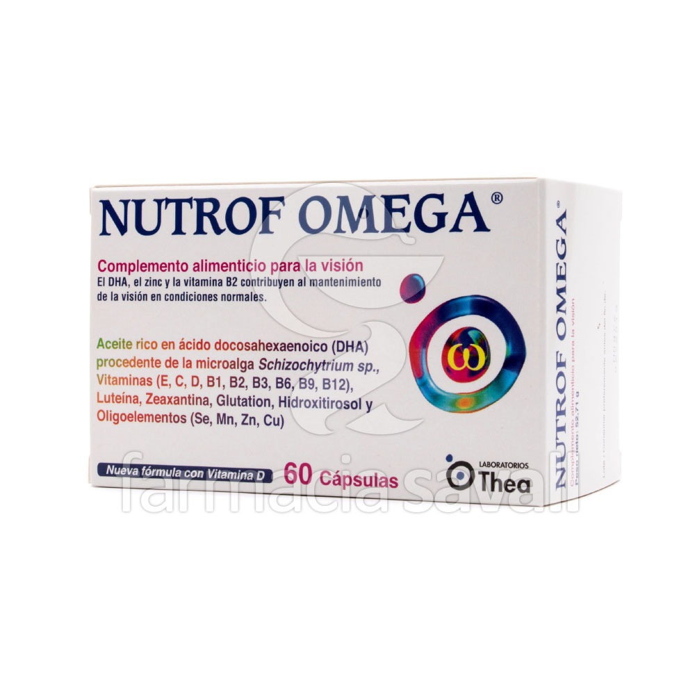 NUTROF OMEGA 60 CAPSULAS