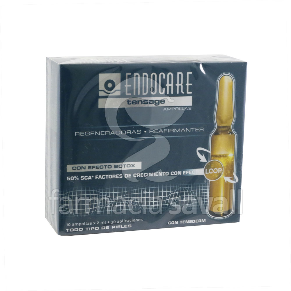 ENDOCARE TENSAGE 10 AMPOLLAS