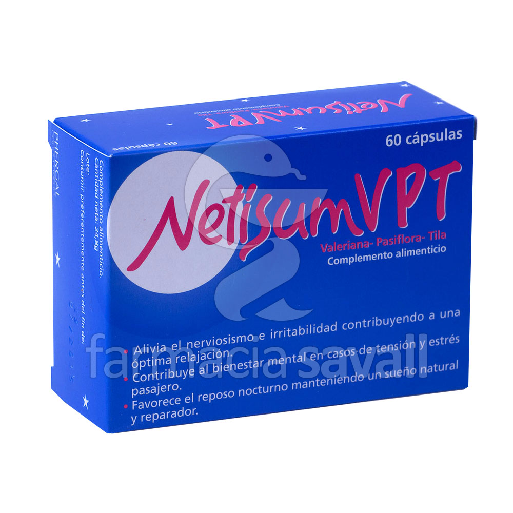 NETISUM VPT 60 CAPSULAS