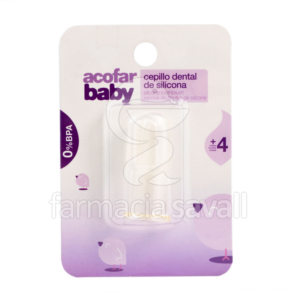 CEPILLO DENTAL DE SILICONA ACOFARBABY