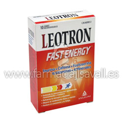 LEOTRON FAST ENERGY 10 SOBRES BUCODISPERSABLES 