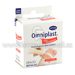 OMNIPLAST ESPARADRAPO TELA 2,5 CM X 5 M