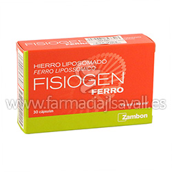 FISIOGEN FERRO 30 CAPSULAS