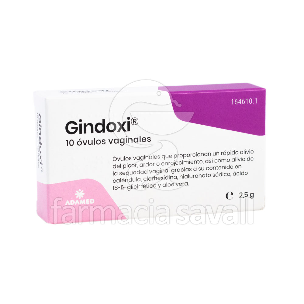 GINDOXI 10 OVULOS VAGINALES