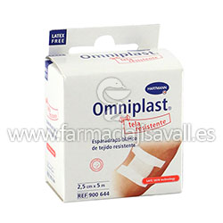 OMNIPLAST ESPARADRAPO BLANCO TELA 2,5 CM X 5 M