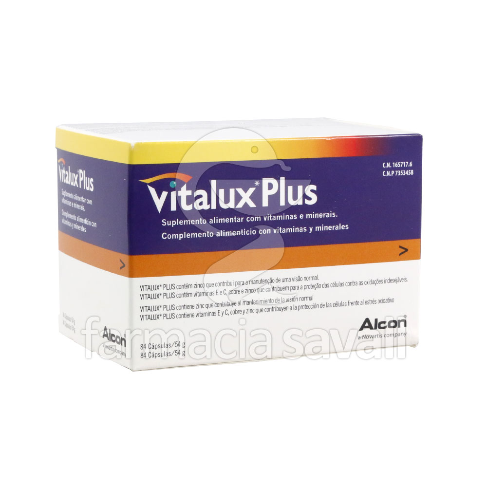 VITALUX PLUS 84 CAPSULAS