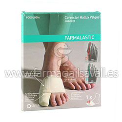 FARMALASTIC CORRECTOR HALLUX VALGUS JUANETE TALLA P