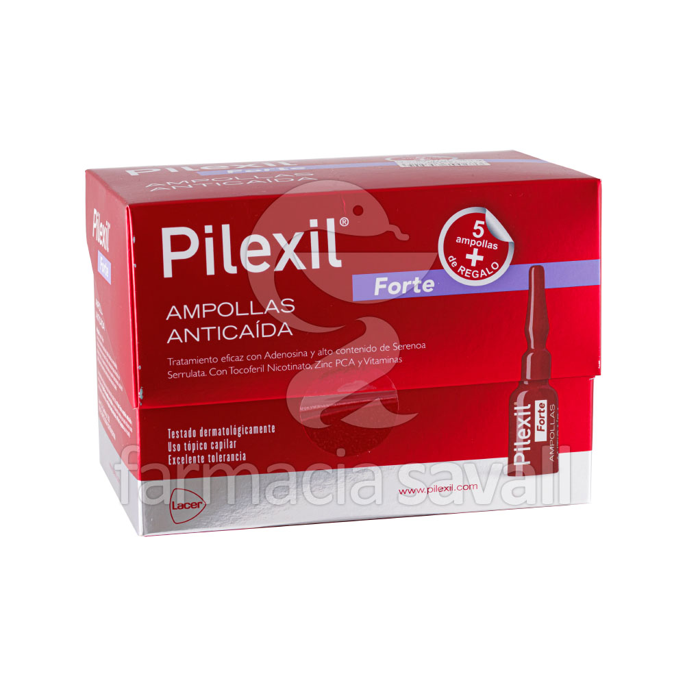 PILEXIL FORTE AMPOLLAS ANTICAIDA 15 AMPOLLAS