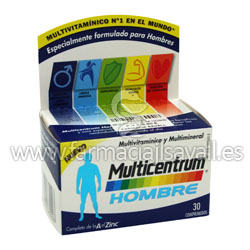 MULTICENTRUM HOMBRE 30 COMPRIMIDOS