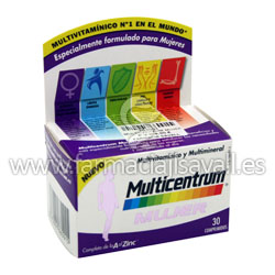 MULTICENTRUM MUJER 30 COMPRIMIDOS