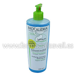 BIODERMA SEBIUM GEL LIMPIADOR FORMATO AHORRO 500 ML