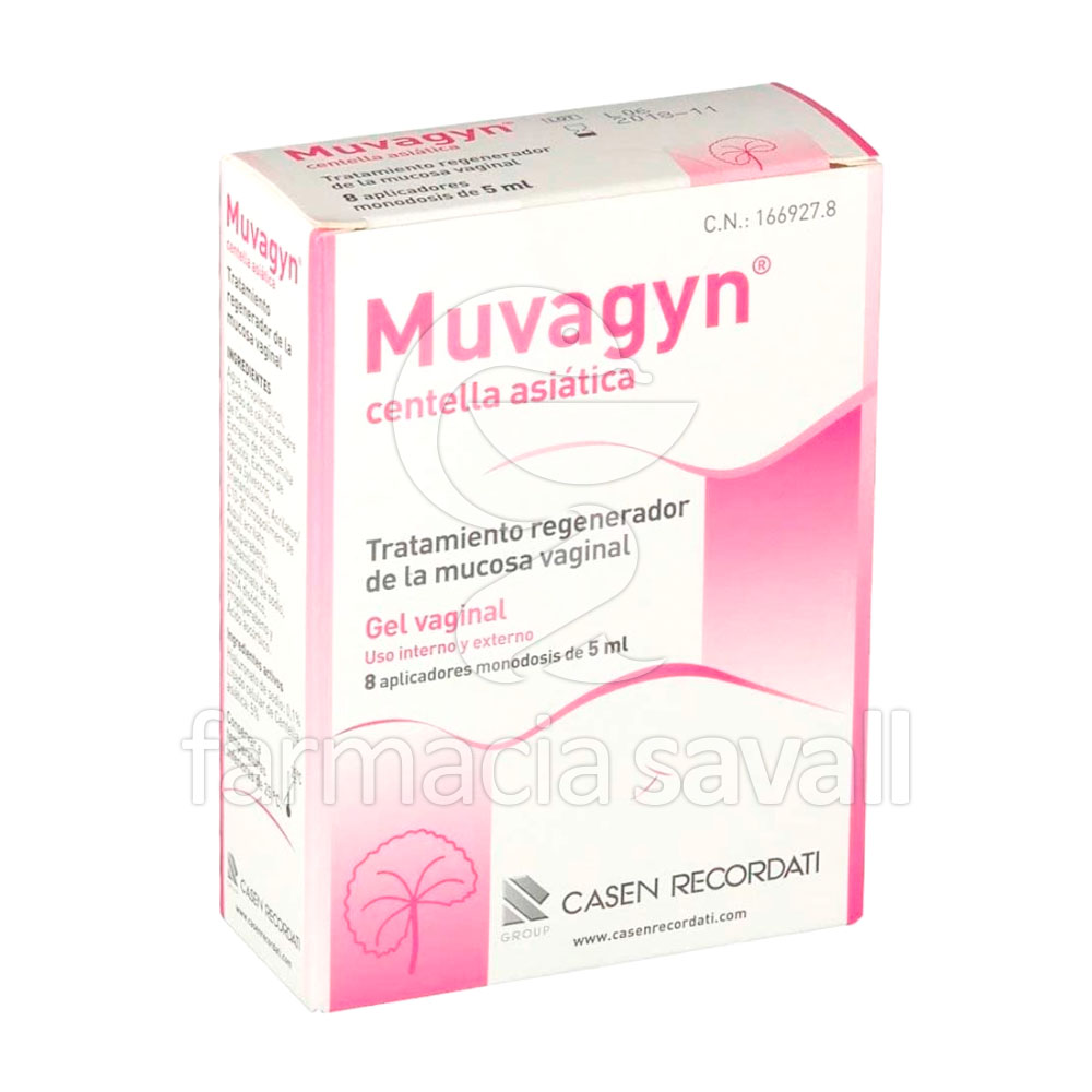 MUVAGYN CENTELLA ASIÁTICA  MONODOSIS 5ML 8 APLICADORES