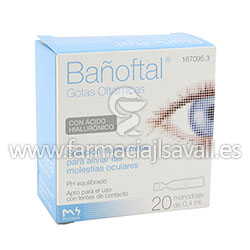 BAÑOFTAL GOTAS OFTALMICAS 20 MONODOSIS 0,4 ML