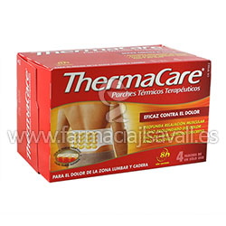 THERMACARE PARCHES TERMICOS TERAPEUTICOS ZONA LUMBAR Y CADERA 4 UDS