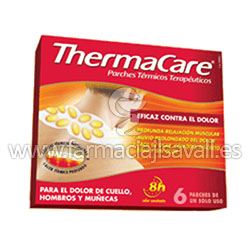 THERMACARE PARCHES TERMICOS TERAPEUTICOS CUELLO, HOMBROS Y MUÑECAS 6 UDS