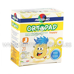 ORTOPAD HAPPY PARCHE OCULAR JUNIOR 20 PARCHES 67 X 50 MM