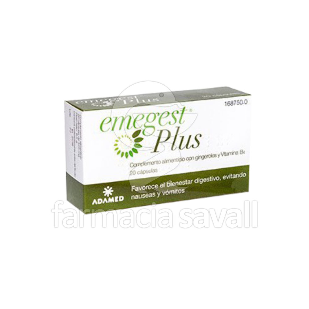 EMEGEST PLUS 20 CAPSULAS