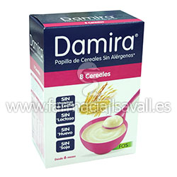 DAMIRA PAPILLA DE 8 CEREALES 600 G