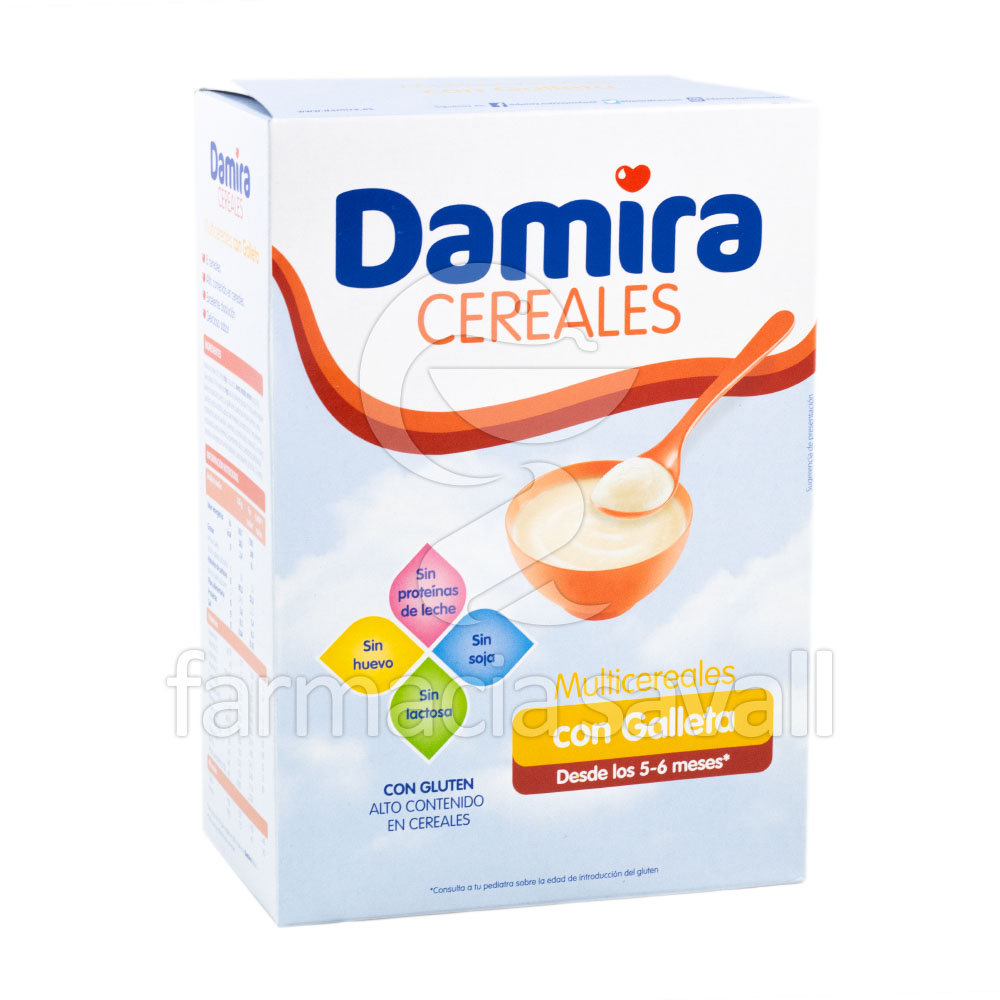 DAMIRA MULTICEREALES CON GALLETA 600 GRAMOS