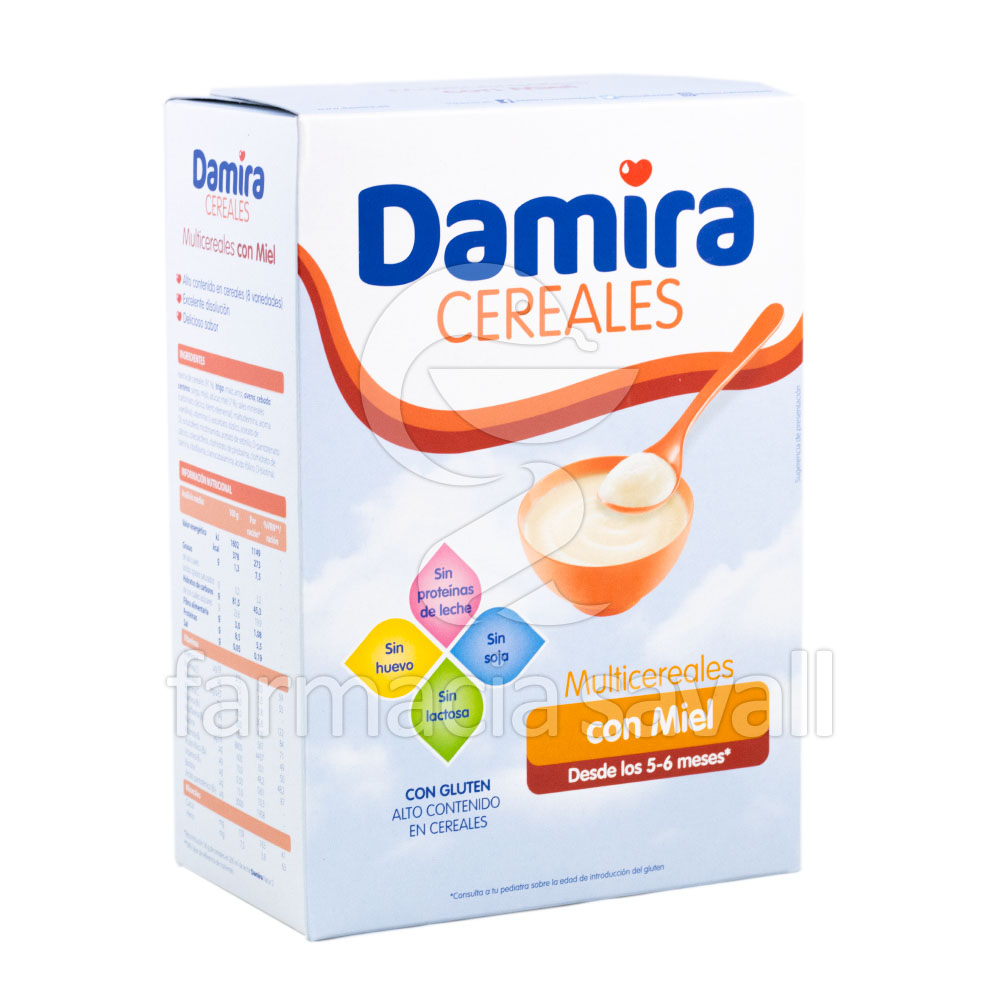 DAMIRA MULTICEREALES CON MIEL 600G