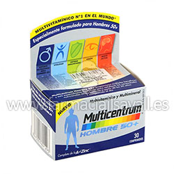 MULTICENTRUM 50+ HOMBRE 30 COMPRIMIDOS