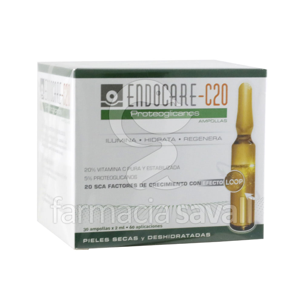 ENDOCARE C 1 SECOND 20 PROTEOGLICANOS 30 AMPOLLAS