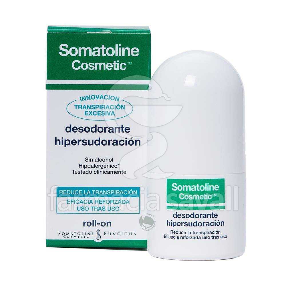 SOMATOLINE DESODORANTE HIPERSUDORACION ROLLON 30 ML