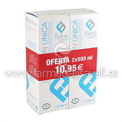 SOLUCION UNICA FARLINE OPTICA PACK 2 X 500 ML