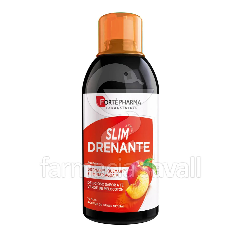 SLIM DRENANTE SABOR TE VERDE MELOCOTON 500 ML