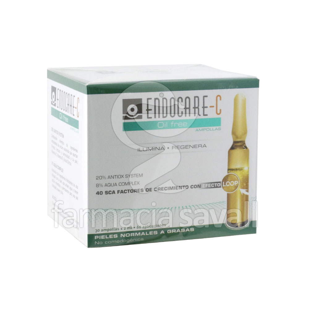 ENDOCARE-C OIL FREE 30 AMPOLLAS