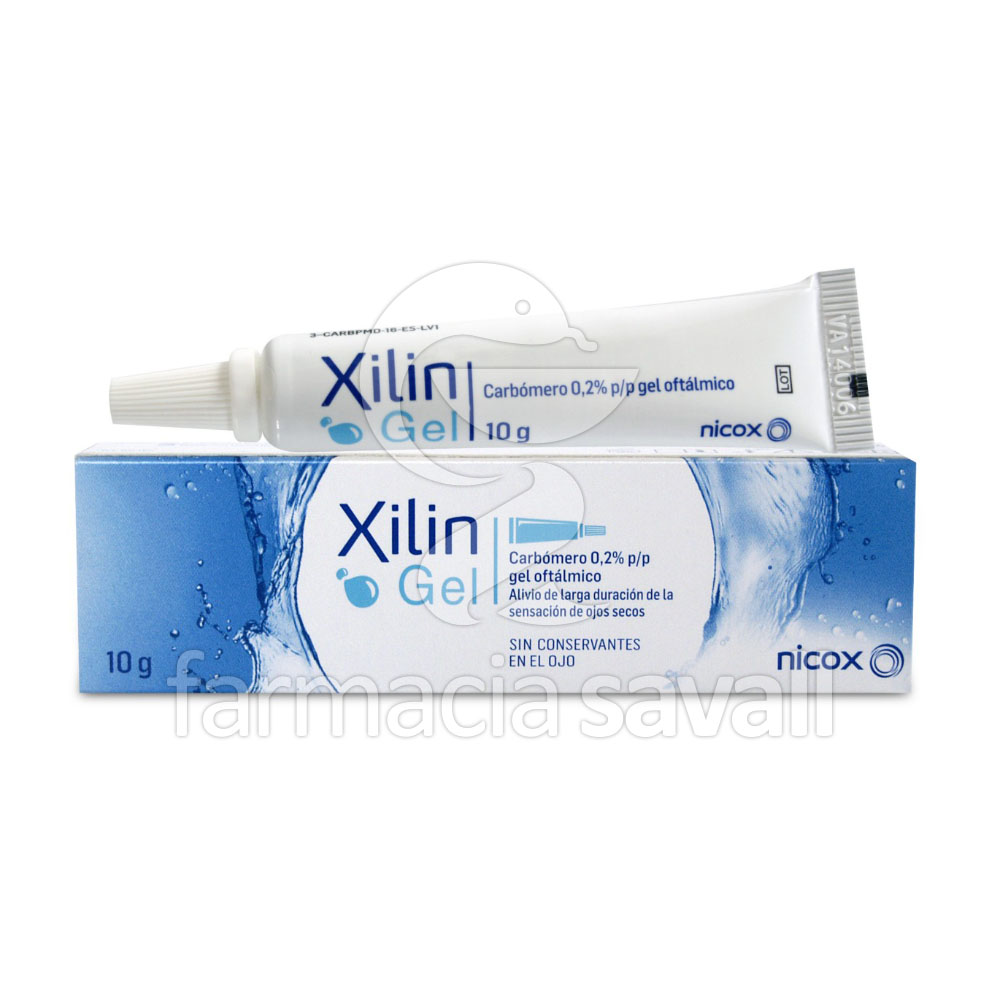 XAILIN GEL ESTERIL UNGÜENTO OFTALMICO 10 G