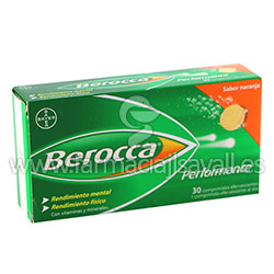 BEROCCA PERFORMANCE SABOR NARANJA 30 COMPRIMIDOS EFERVESCENTES