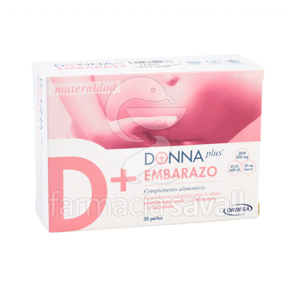 DONNA PLUS+ EMBARAZO 30 PERLAS