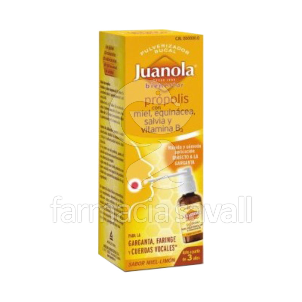 JUANOLA PROPOLIS CON MIEL EQUINACEA, SALVIA + VITAMINA B3 30 ML